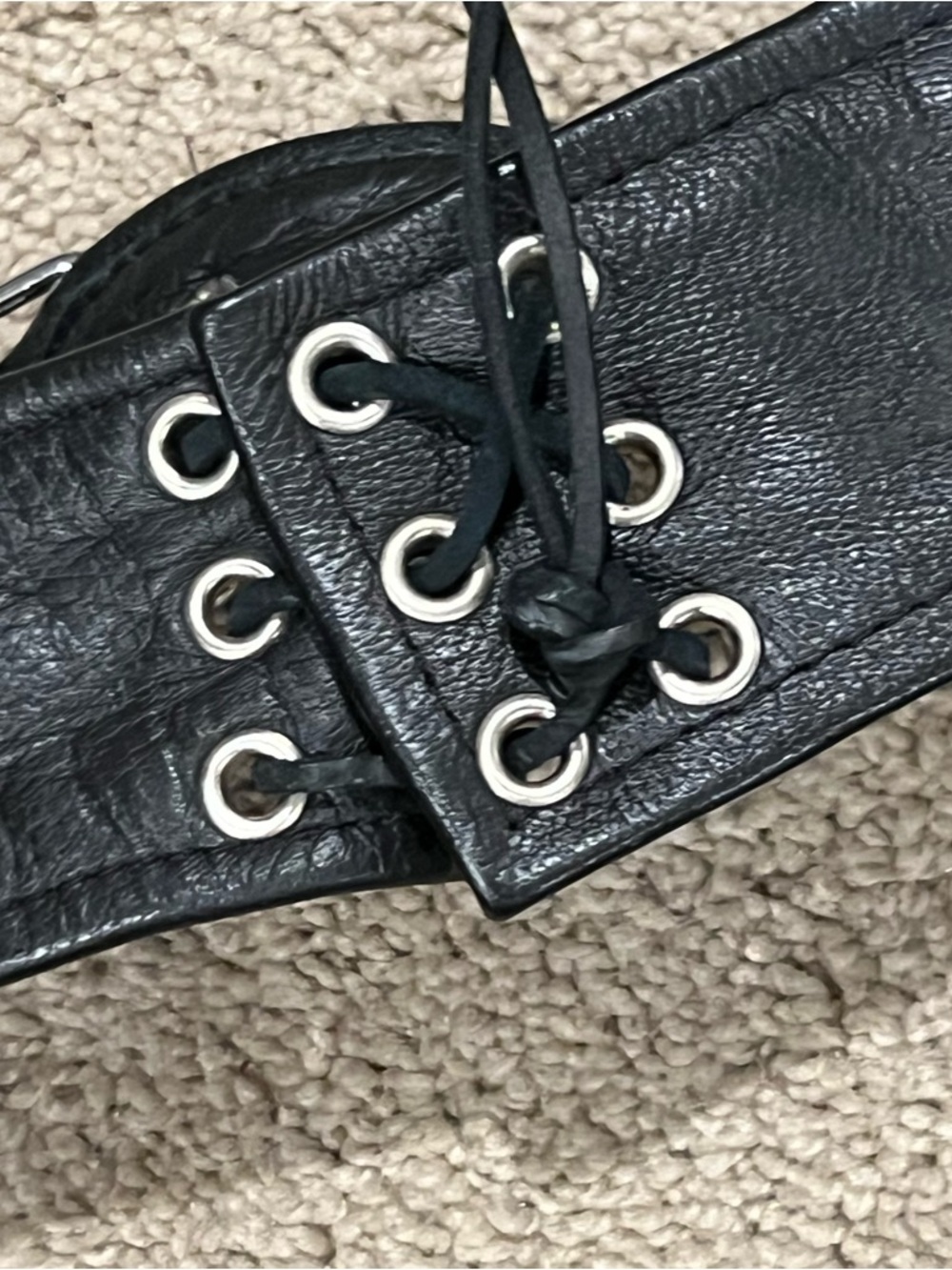 MILWAUKEE Black 100% Leather Women's Chaps - Picture 3 of 8